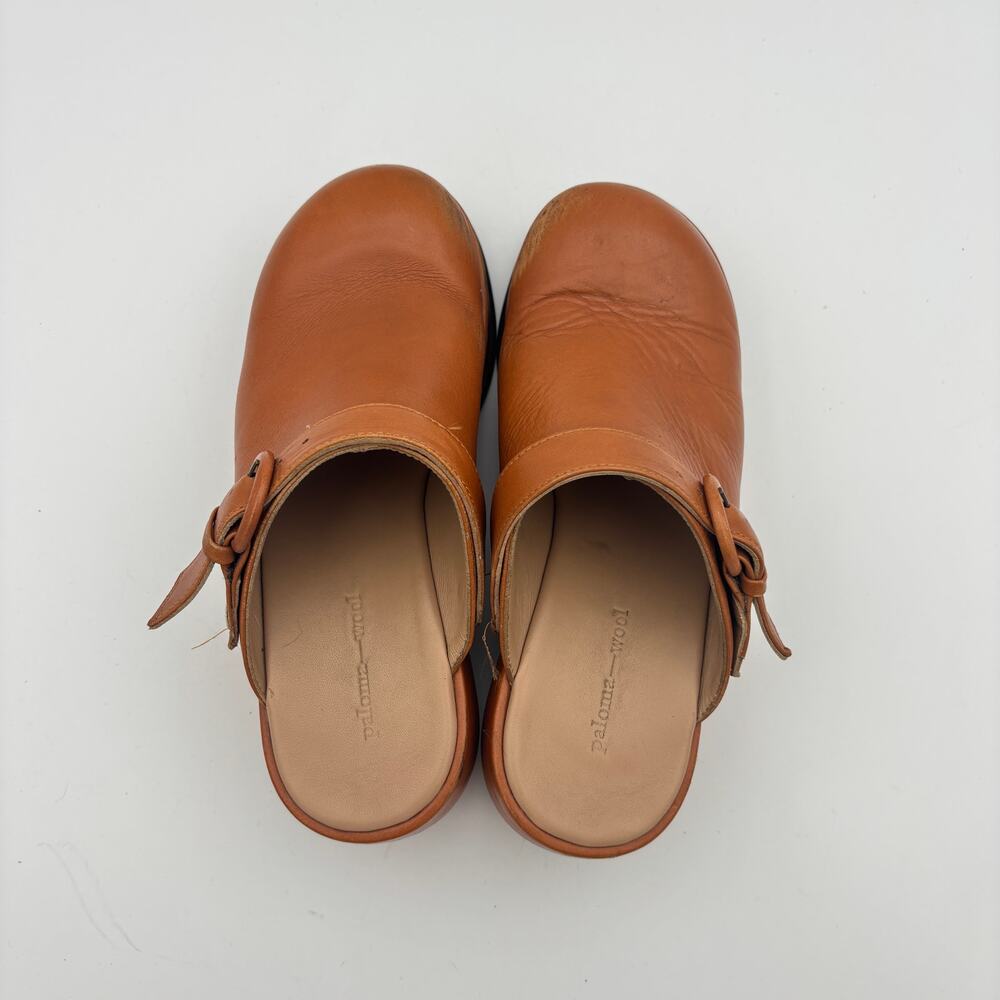 Paloma Wool Odessa Clogs Platform Leather Chunky Clogs Women's 38 Boho Y2K - Picture 7 of 15